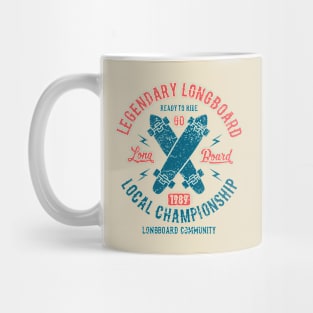 Legendary Longboard Vintage Design Mug